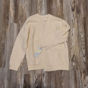 Cat & Jack Cream Knit Cardigan